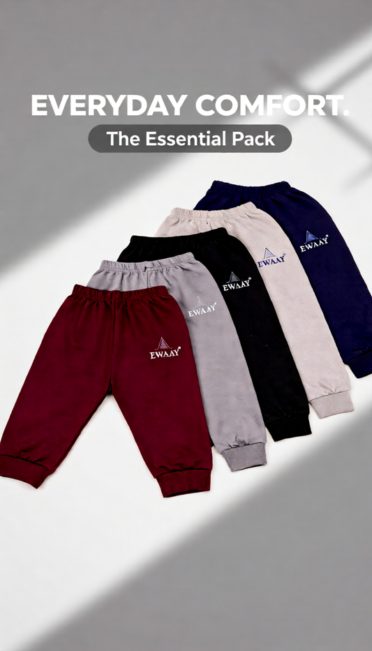 EWAAY Comfortable & Stylish Unisex Track Pants for Babies
