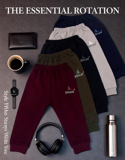 EWAAY Comfortable & Stylish Unisex Track Pants for Babies