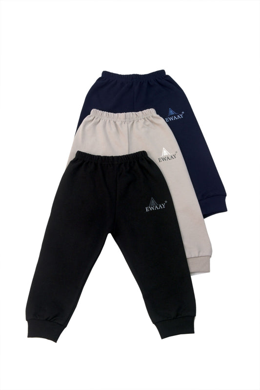 Pack of 3 (Black, Grey, Navy Blue) For (6-12 Months Baby)